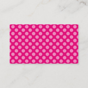 Carte De Visite Points roses