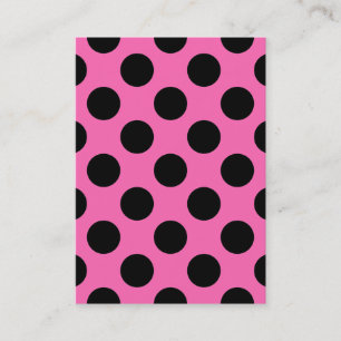 Carte De Visite Points roses chauds