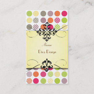 Carte de visite Pois funky