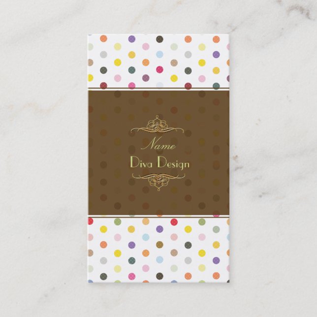 Carte de visite Pois Sassy (Devant)