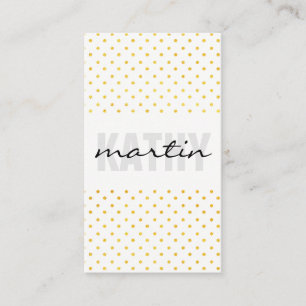 Carte De Visite Pois / Trendy Text Overlay