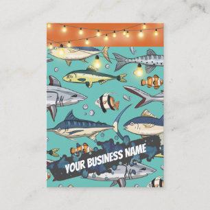 Carte De Visite Poisson Plage Aquarium Mural Aquarium
