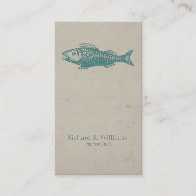 Carte De Visite Poissons de Viantage (Devant)