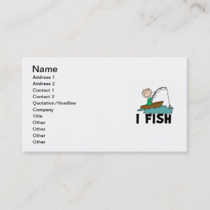 Carte De Visite Poissons du garçon I