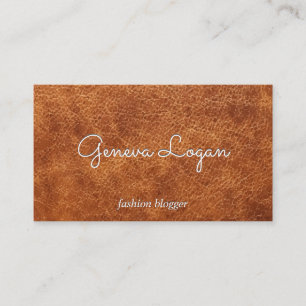Carte De Visite Police Cursive   Arrière - plan de texture Brown