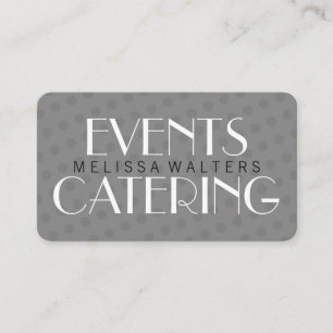 Carte De Visite Police de fantaisie / Pois