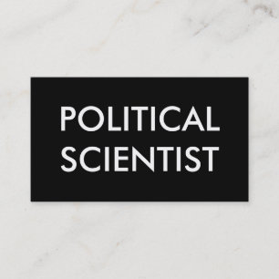 Carte De Visite politologue