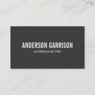 Carte De Visite Polygone   noir