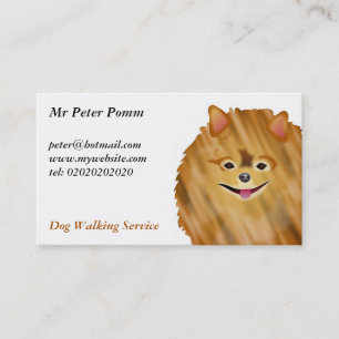Carte De Visite Pomeranian