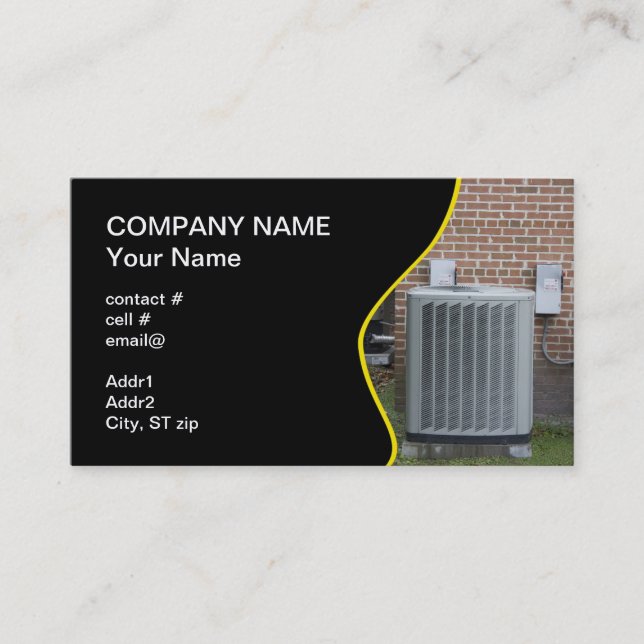 Carte De Visite pompe à chaleur extérieure (Devant)