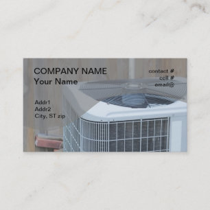 Carte De Visite pompe à chaleur extérieure