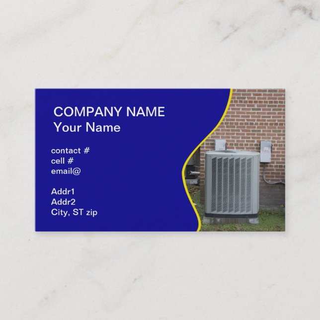 Carte De Visite pompe à chaleur extérieure (Devant)