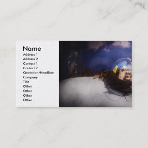 Carte De Visite Pompier - Capitaine le casquette