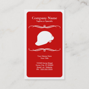 Carte De Visite pompier mod casquette dur