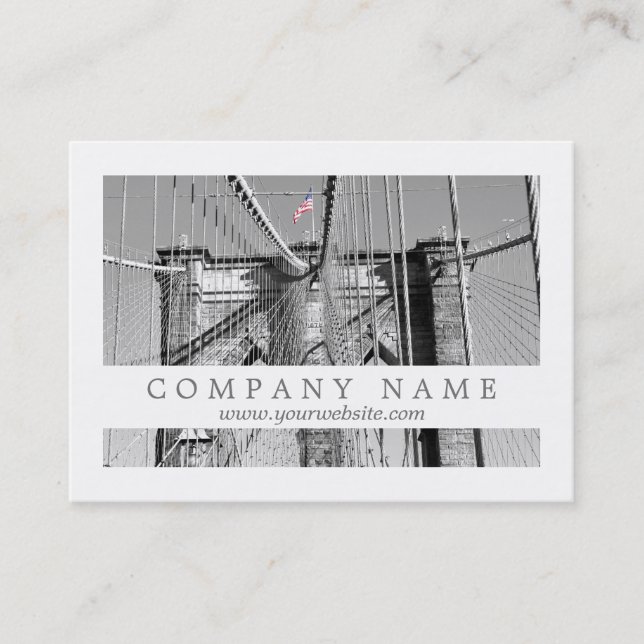 Carte De Visite Pont Brooklyn (Devant)