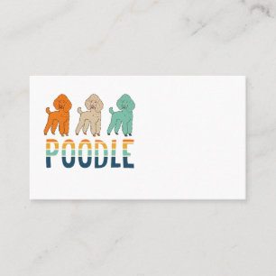 Carte De Visite Poodle