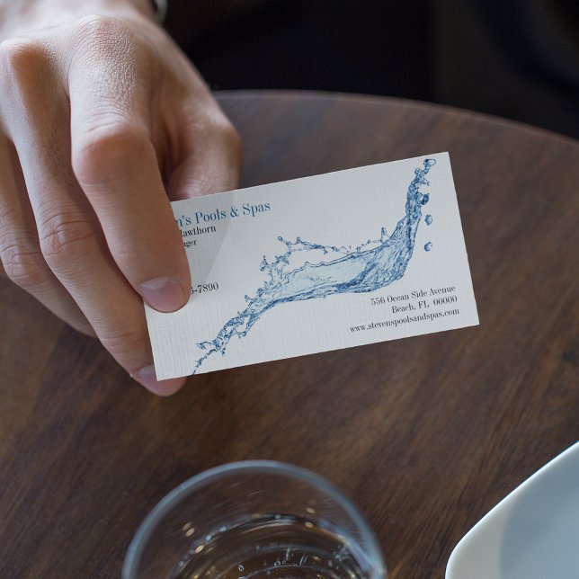 Carte De Visite Pools et Spas (Créateur téléchargé)