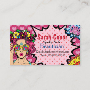 Carte De Visite Pop Art Beauticit