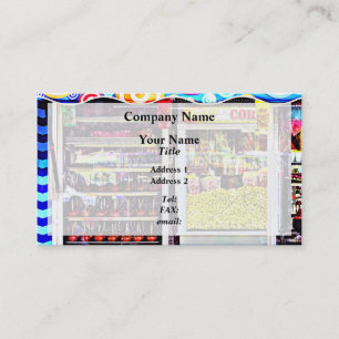 Carte De Visite Pop-corn et Candy Apples