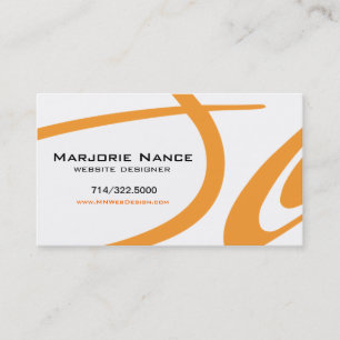 Carte De Visite Popp snob - concepteur de site Web