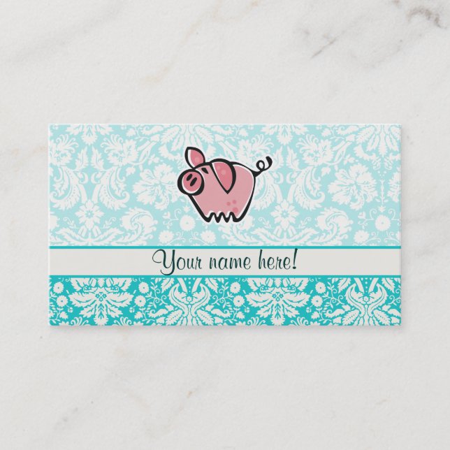 Carte De Visite Porc ; Mignon (Devant)