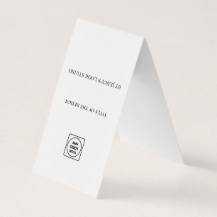 Carte De Visite Porte-affiche de liens pour cheveux Logo Réseaux s