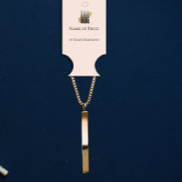 Porte-bracelet Logo d'affichage rose vierge