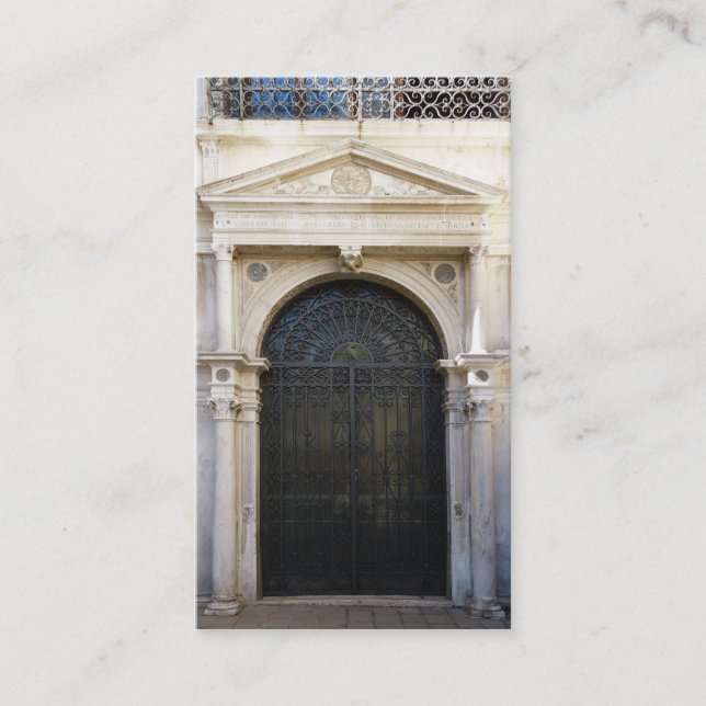 Carte De Visite porte de fer (Devant)