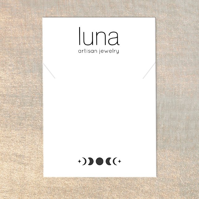 Carte De Visite Porte-étendard bracelet de la phase lune (Créateur téléchargé)