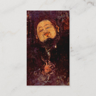 Carte De Visite Portrait de Diego Rivera d'artiste peint par