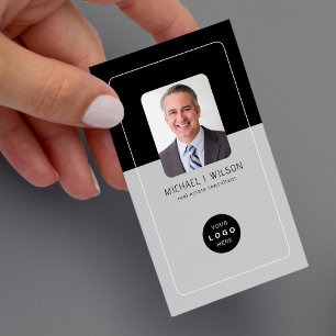 Carte De Visite Portrait de logo professionnel