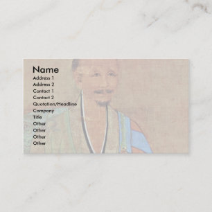 Carte De Visite Portrait de moine bouddhiste Wuzhun de Chan de