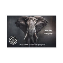 Portrait d'éléphant Fond sombre de la société de d