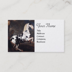 Carte De Visite Portrait d'un monogramme de Piebald
