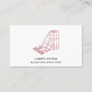Carte De Visite Pose de tapis à rouleau