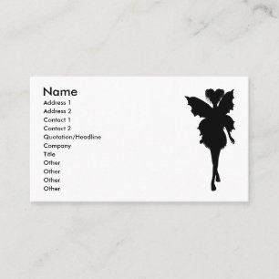 Carte De Visite Pose féerique 27 de silhouette