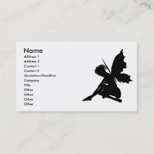 Carte De Visite Pose féerique 30 de silhouette