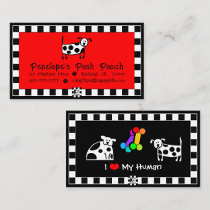 Carte de visite Posh Pooch