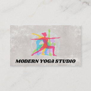 Carte De Visite Positions de yoga   Santé