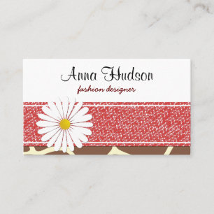 Carte De Visite Poster de animal (motif de girafe) - jaune Brown