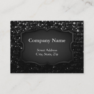Carte de visite potelé Bling en cristal Strass