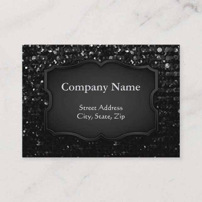 Carte de visite potelé Bling en cristal Strass (Devant)