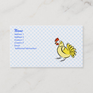 Carte De Visite Poulet de chasse