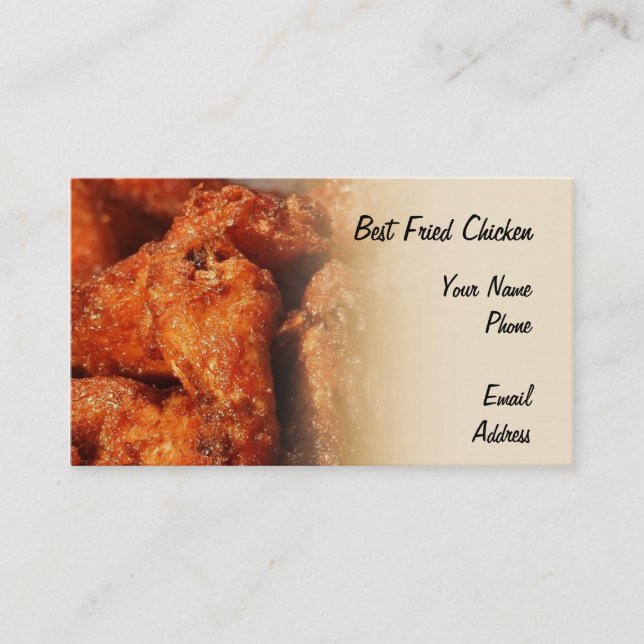 Carte De Visite Poulet frit croustillant (Devant)