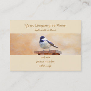 Carte De Visite Poulet sur la peinture d'oiseaux