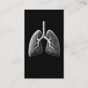 Carte De Visite Poumons pulmonaires pulmonaires Maladie Docteur Si