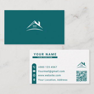 Carte de visite pour agence immobilière sarcelle