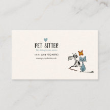 Carte de visite pour animaux