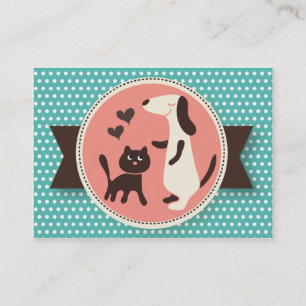 Carte de visite pour animaux de compagnie - Person
