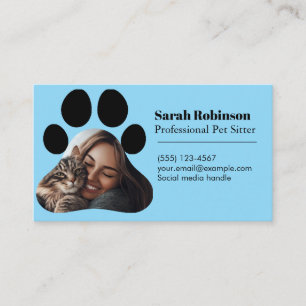 Carte de visite pour animaux de compagnie personna